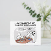 Coachingkarte: Umwelt - vs - Wille Postkarte (Stehend Vorderseite)