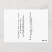 Coachingkarte "Verbesserungsstrategie" Postkarte (Rückseite)