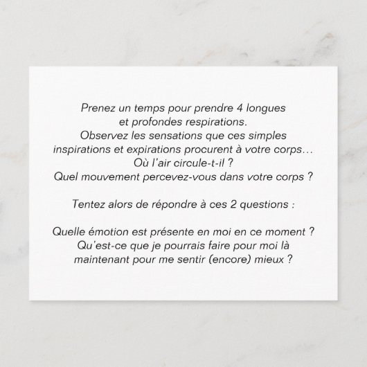 Coachingkarten: T.O.P. Postkarte (Rückseite)