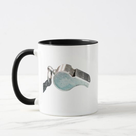Coach's Whistle personalized Mug Tasse (Links)