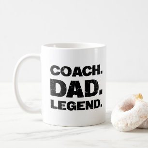 Coachtrainer Vater Legende Lustig Sport Vater Gesc Kaffeetasse
