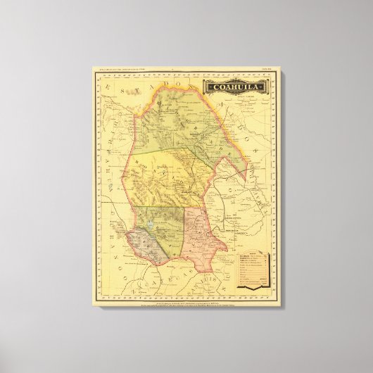 Coahuila Leinwanddruck (Vorderseite)