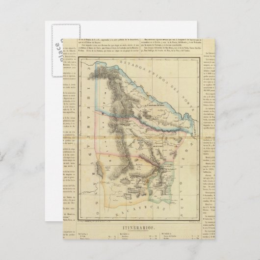 Coahuila, Mexiko 2 Postkarte (Vorne/Hinten)