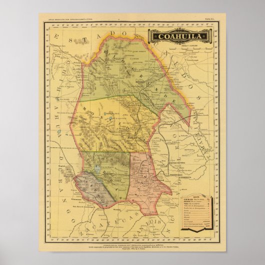 Coahuila Poster (Vorne)