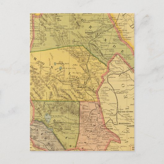 Coahuila Postkarte (Vorderseite)