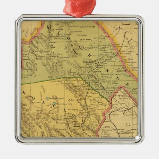 Coahuila Silbernes Ornament (Vorne)