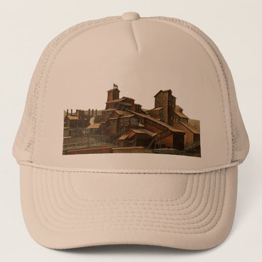 Coal Anthracite Coal Mining Coal Miner Mine Art Truckerkappe (Vorderseite)