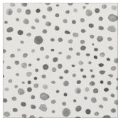 Coal Confetti Wasserfarbe Dots Fabric Stoff (Nahaufnahme)