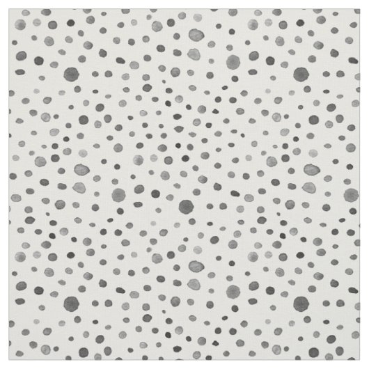 Coal Confetti Wasserfarbe Dots Fabric Stoff (Muster)