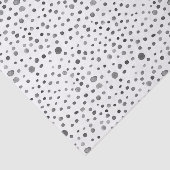 Coal Confetti Wasserfarbe Dots Gewebe Papier (Ausschnitt)