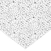 Coal Confetti Wasserfarben Punkte Tischläufer (Ecke)