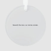 Coal Country Pride Marianna Pennsylvania Pa Ornament (Rückseite)