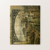 Coal Dockers Monet Fine Art Puzzle (Vertikal)