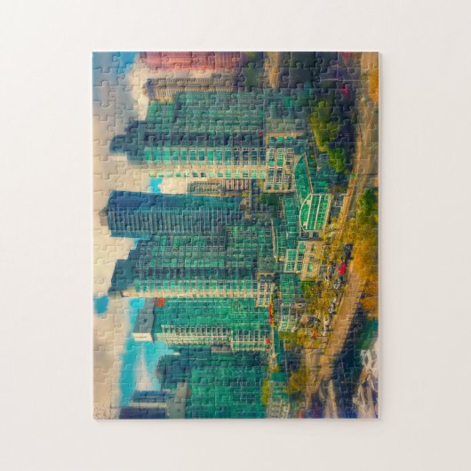 Coal Harbor Vancouver. Jigsaw Puzzle (Vertikal)