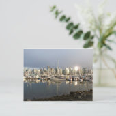 Coal Harbour, BC at sunset. Postkarte (Stehend Vorderseite)