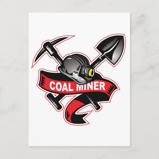 COAL MINER tattoo.jpg Postkarte (Vorderseite)