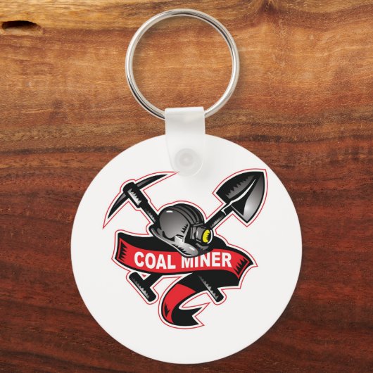 COAL MINER tattoo.jpg Schlüsselanhänger (Vorderseite)