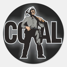 COAL RUNDER AUFKLEBER