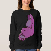 coala koala cute australia yoga pose 3 sweatshirt (Vorderseite)