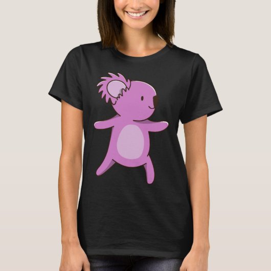 coala koala cute australia  yoga pose T-Shirt (Vorderseite)