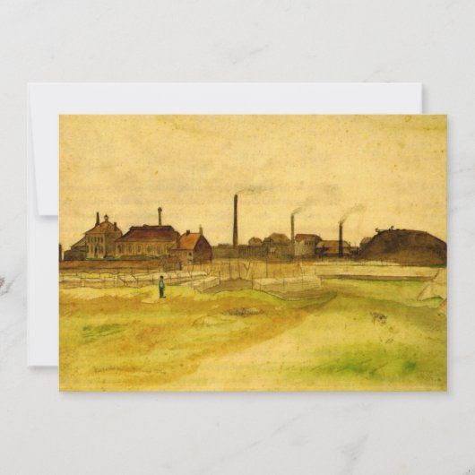 Coalmine in Borinage von Vincent van Gogh (Vorderseite)