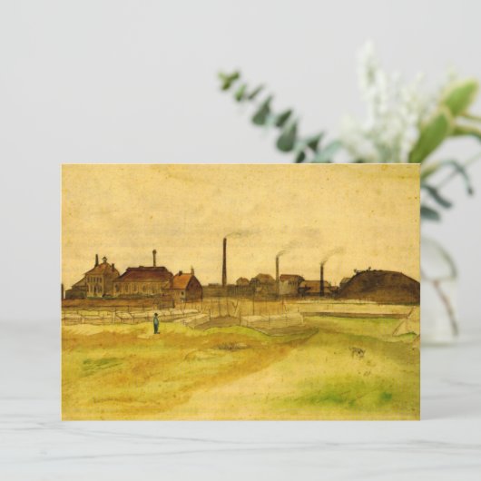 Coalmine in Borinage von Vincent van Gogh (Stehend Vorderseite)