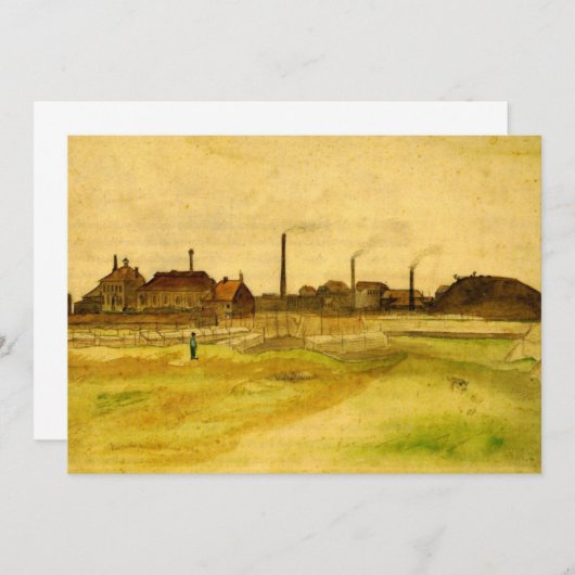 Coalmine in Borinage von Vincent van Gogh (Vorne/Hinten)