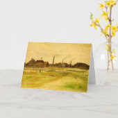 Coalmine in Borinage von Vincent van Gogh Karte (Gelbe Blume)