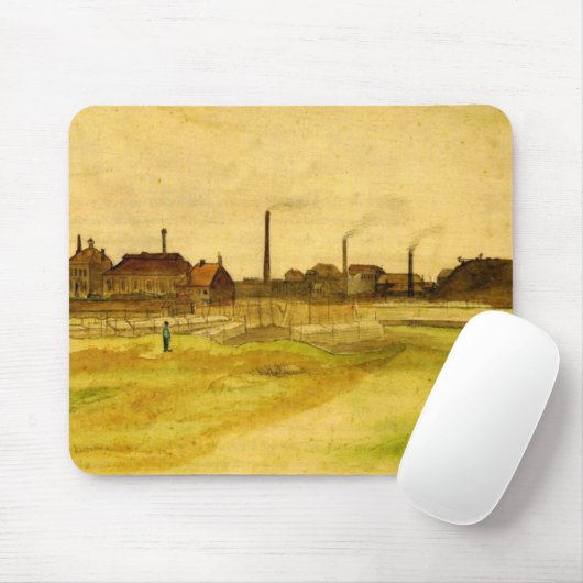 Coalmine in Borinage von Vincent van Gogh Mousepad (Mit Mouse)