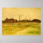 Coalmine in Borinage von Vincent van Gogh Poster (Vorne)