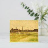 Coalmine in Borinage von Vincent van Gogh Postkarte (Stehend Vorderseite)