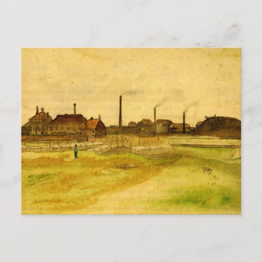 Coalmine in Borinage von Vincent van Gogh Postkarte (Vorderseite)