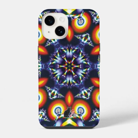 Coals Kaleidoskop iPhone Hülle (Rückseite)