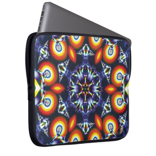 Coals Kaleidoskop Laptopschutzhülle (Vorne Rechts)