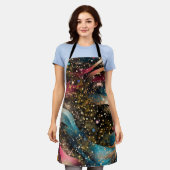 Coamic Gold Dust All-Over Druck Schürze (Getragen)