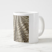 Coarse Natural Fiber Weave Organic Texture Jumbo-Tasse (Vorderseite Rechts)