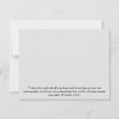 Coast Bible Verse Ermutigungskarte Karte (Rückseite)