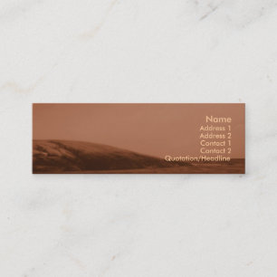 Coast Business Card Mini Visitenkarte