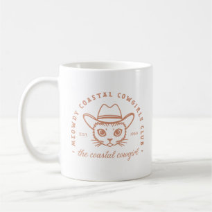 Coast Cowgirl Westküste Mädchen lustige Katze Kaffeetasse
