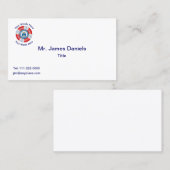 Coast Guard Academy Shield Business Card Visitenkarte (Vorne/Hinten)