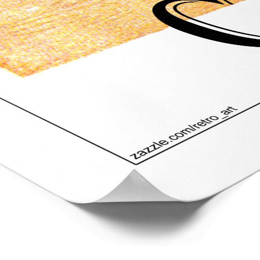 Coast Guard Beach Cape Cod Retro Poster (Ecke)