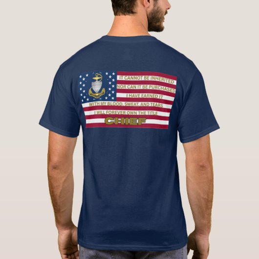 Coast Guard Chief Pride T-Shirt (Rückseite)
