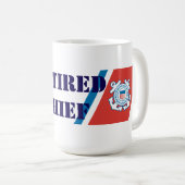 Coast Guard Chief Retired Kaffeetasse (VorderseiteRechts)