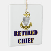 Coast Guard Chief Retired Keramikornament (Rechts)