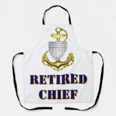 Coast Guard Chief Retired Schürze (Vorderseite)