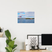 Coast Guard MH-65C Hubschrauber & Response Boat Poster (Heimbüro)