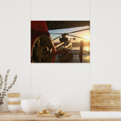 Coast Guard MH-65D Dolphin Hubschrauber Poster (Küche)