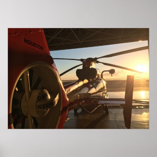 Coast Guard MH-65D Dolphin Hubschrauber Poster (Vorne)