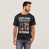 Coast Guard Proud Veteran T-Shirt (Vorne ganz)