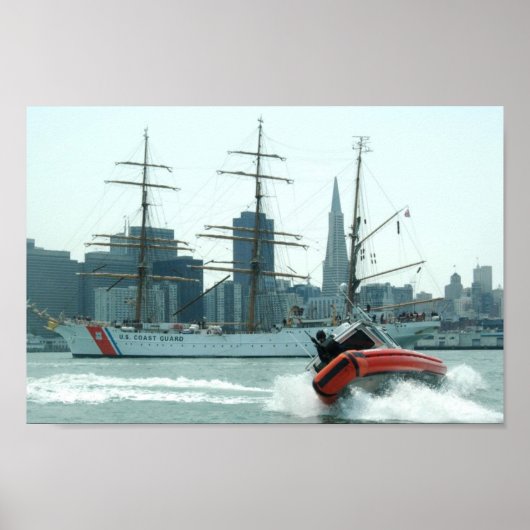 Coast Guard Response Boat & Cutter Eagle Poster (Vorne)